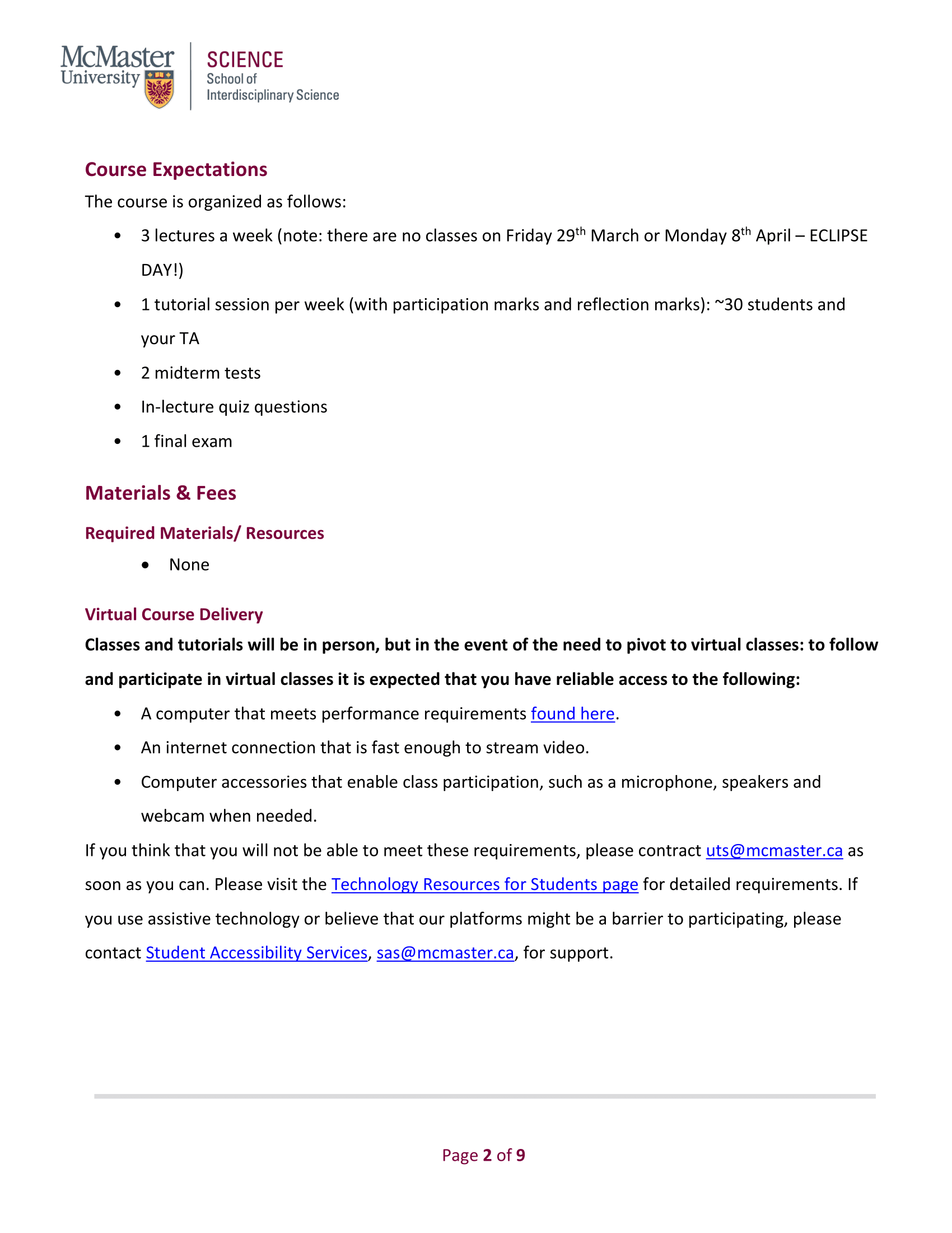 ASTRON 2B03 Fall 2023 outline page #2